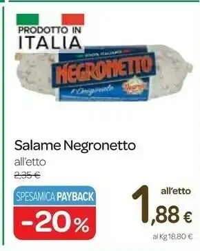 Carrefour Express Salame offerta