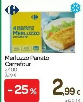 Carrefour Express Filetti di merluzzo offerta
