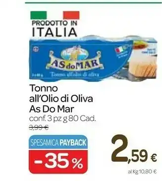 Carrefour Express Tonno offerta