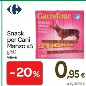 Carrefour Express Cibo per cani offerta