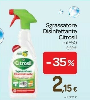 Carrefour Express Sgrassatore offerta