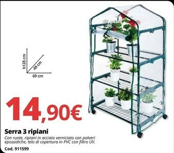 Brico Io Serra 3 ripiani offerta