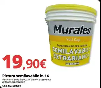Brico Io Pittura semilavabile lt. 14 offerta