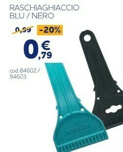 Raschiaghiaccio blu