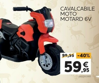 Norauto Cavalcabile moto motard 6v offerta