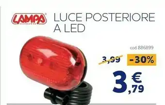 Lampa luce posteriore a led