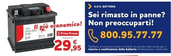 Norauto Sos batteria offerta