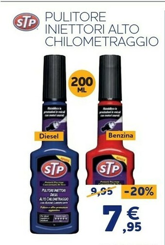 Norauto Pulitore iniettori alto chilometraggio stp benzina offerta