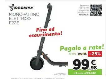 Monopattino elettrico e22e