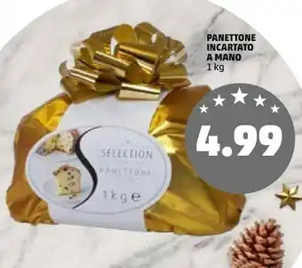 Panettone incartato a mano