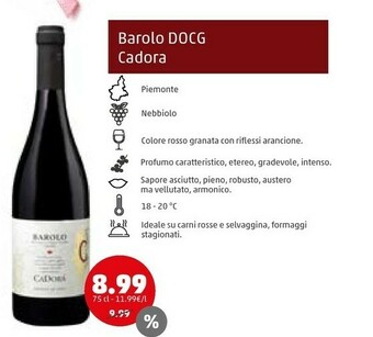 PENNY Barolo docg cadora offerta