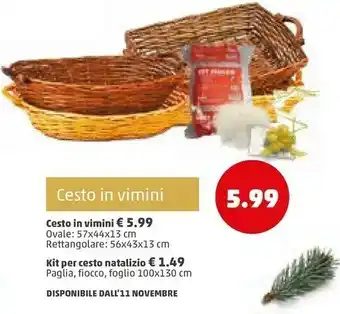 Cesto in vimini