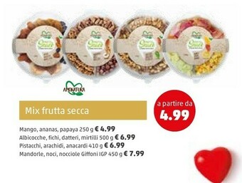 PENNY Amonatura mix frutta secca offerta