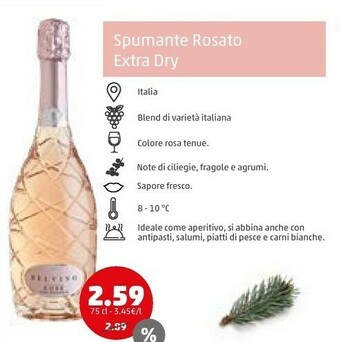 PENNY Spumante rosato extra dry offerta