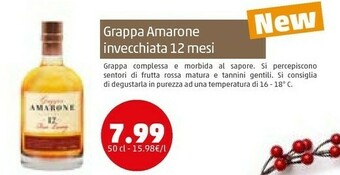 PENNY Grappa amarone invecchiata 12 mesi offerta