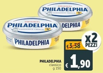 Deco Supermercati Mondelez - philadelphia classico formaggio fresco offerta