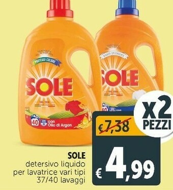 Deco Supermercati Detersivo liquido per lavatrice offerta