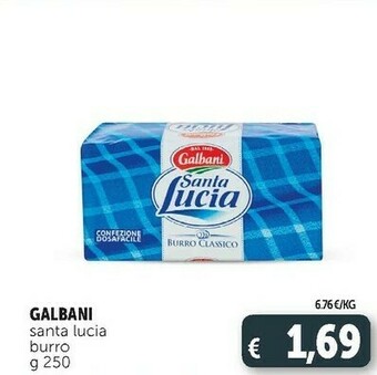 Deco Supermercati Santa lucia burro classico 250 g(ml) offerta