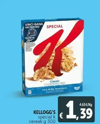 Deco Supermercati Kellogg's special k cereali offerta