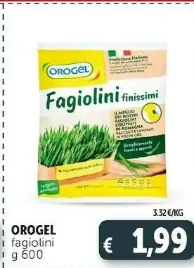 Deco Supermercati Fagiolini primo fiore finissimi i vegetali offerta