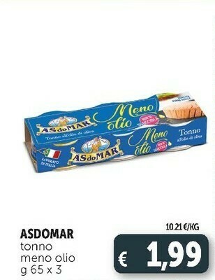 Deco Supermercati Tonno meno olio offerta