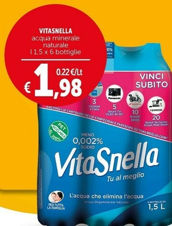 Deco Supermercati Acqua minerale naturale offerta