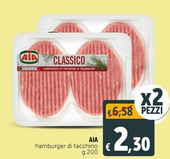 Deco Supermercati Classico hamburger con tacchino e rosmarino 200 g(ml) offerta