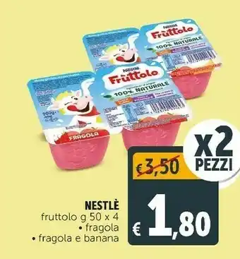 Deco Supermercati Nestle fruttolo fragola offerta