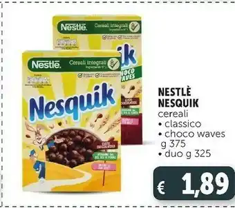 Deco Supermercati Nestle nesquik cereali classico offerta