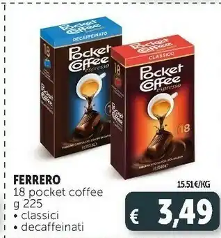18 pocket coffee
