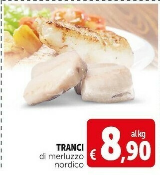 Tranci di merluzzo nordico