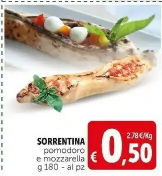 Deco Supermercati Sorrentina pomodoro e mozzarella offerta