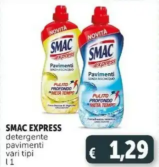 Deco Supermercati Smac express detergente pavimenti offerta