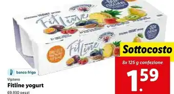 Lidl Fitline yogurt offerta