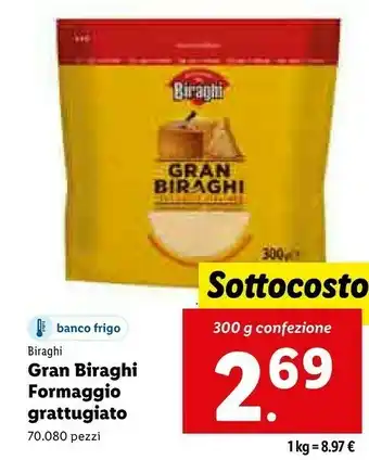 Lidl Gran grattugiato fresco offerta
