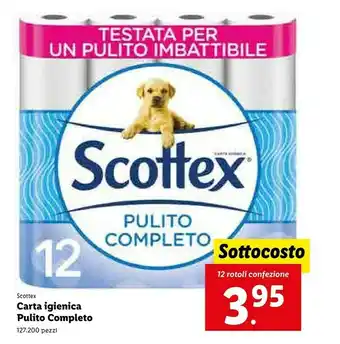 Lidl Carta igienica pulito completo offerta