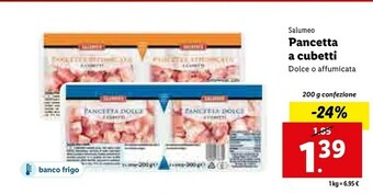 Lidl Pancetta affumicata a cubetti 200 g(ml) offerta