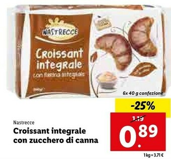 Lidl Croissant integrale offerta