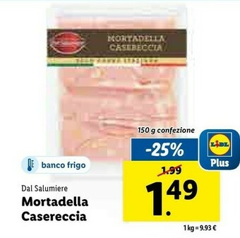 Lidl Mortadella casereccia offerta