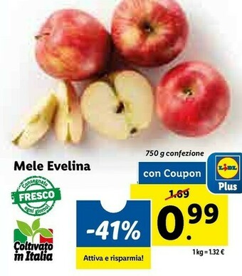 Lidl Mele evelina offerta