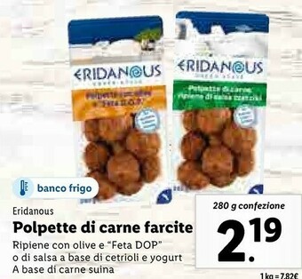 Lidl Polpette di carne farcite offerta