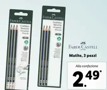 Lidl Faber castell matite offerta