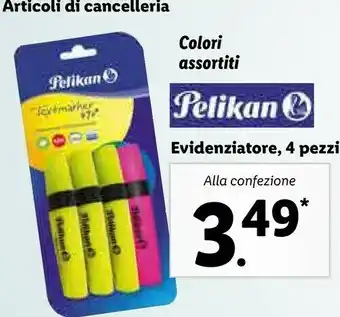 Colori assortiti evidenziatore