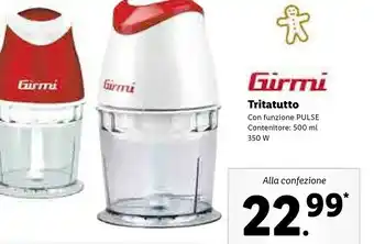 Lidl Tr01 tritaverdure elettrico 0,5 l rosso, bianco 350 w offerta