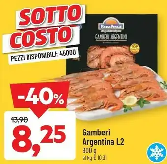 DPiù Gamberi argentina l2 offerta