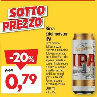 DPiù Birra ipa offerta
