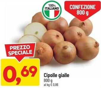 DPiù Cipolle gialle offerta