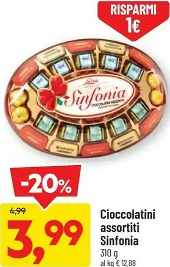 DPiù Sinfonia cioccolatini offerta