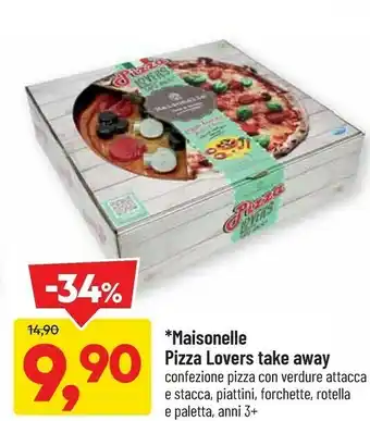 DPiù Maisonelle pizza lovers take away offerta