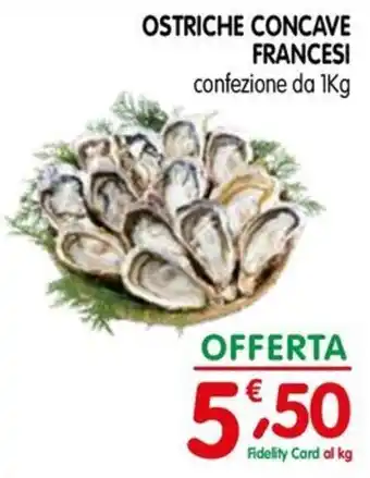 D'Ambros Ostriche concave francesi offerta